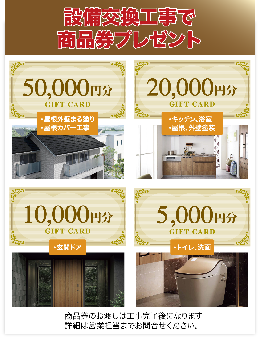 仙台のリフォーム専門店 ダイク 新年リフォーム初売祭開催 inダイクショールーム　商品券プレゼント