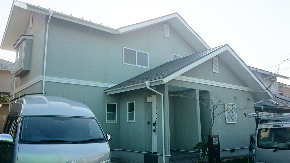 七ヶ浜町I邸 外装リフォーム 55万円／12日間 施工後