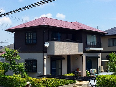 泉区M様 外装リフォーム 120万円／14日間 施工後