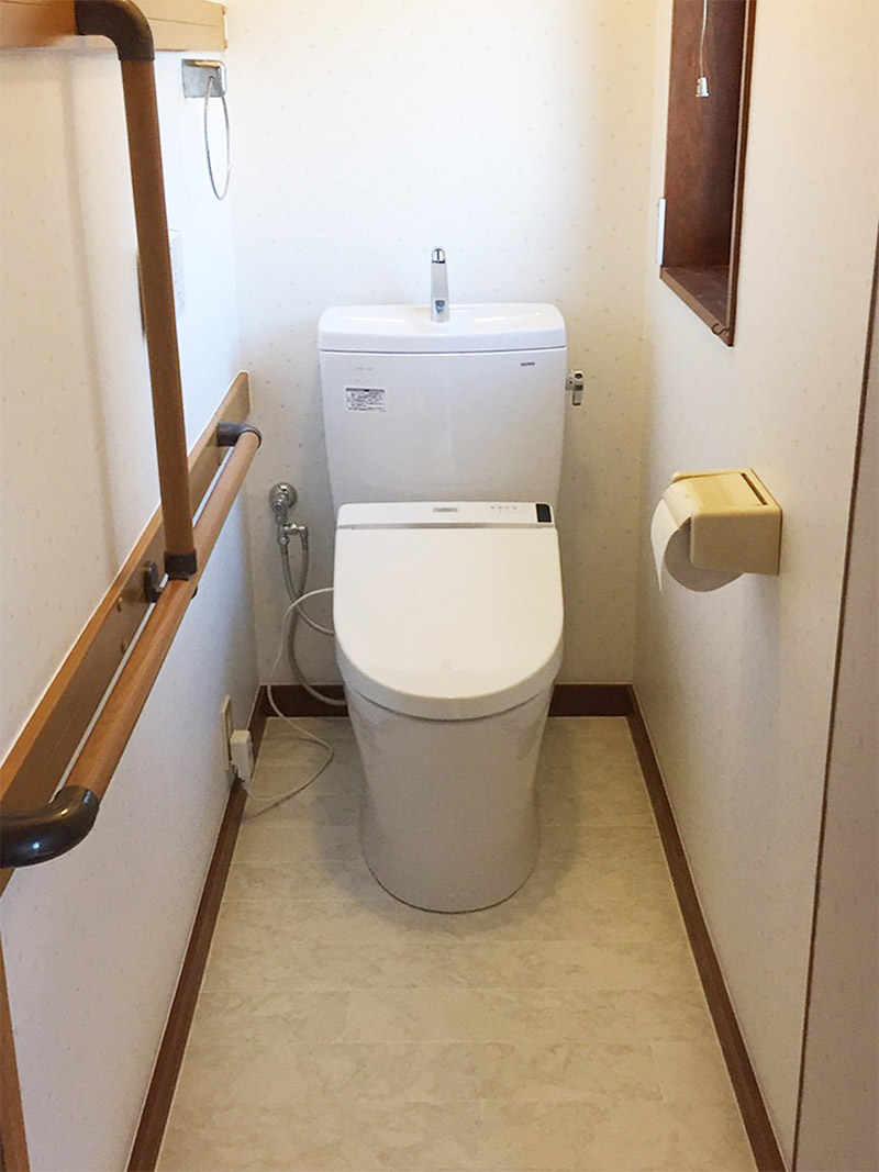 泉区Y邸 トイレリフォーム 20.5万円／工期1日 施工後