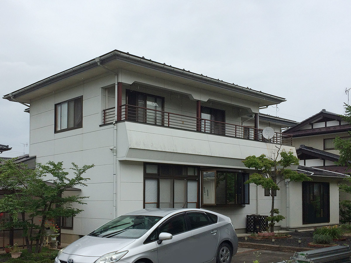 福島県O邸 外装リフォーム 115万円／工期20日間 施工後