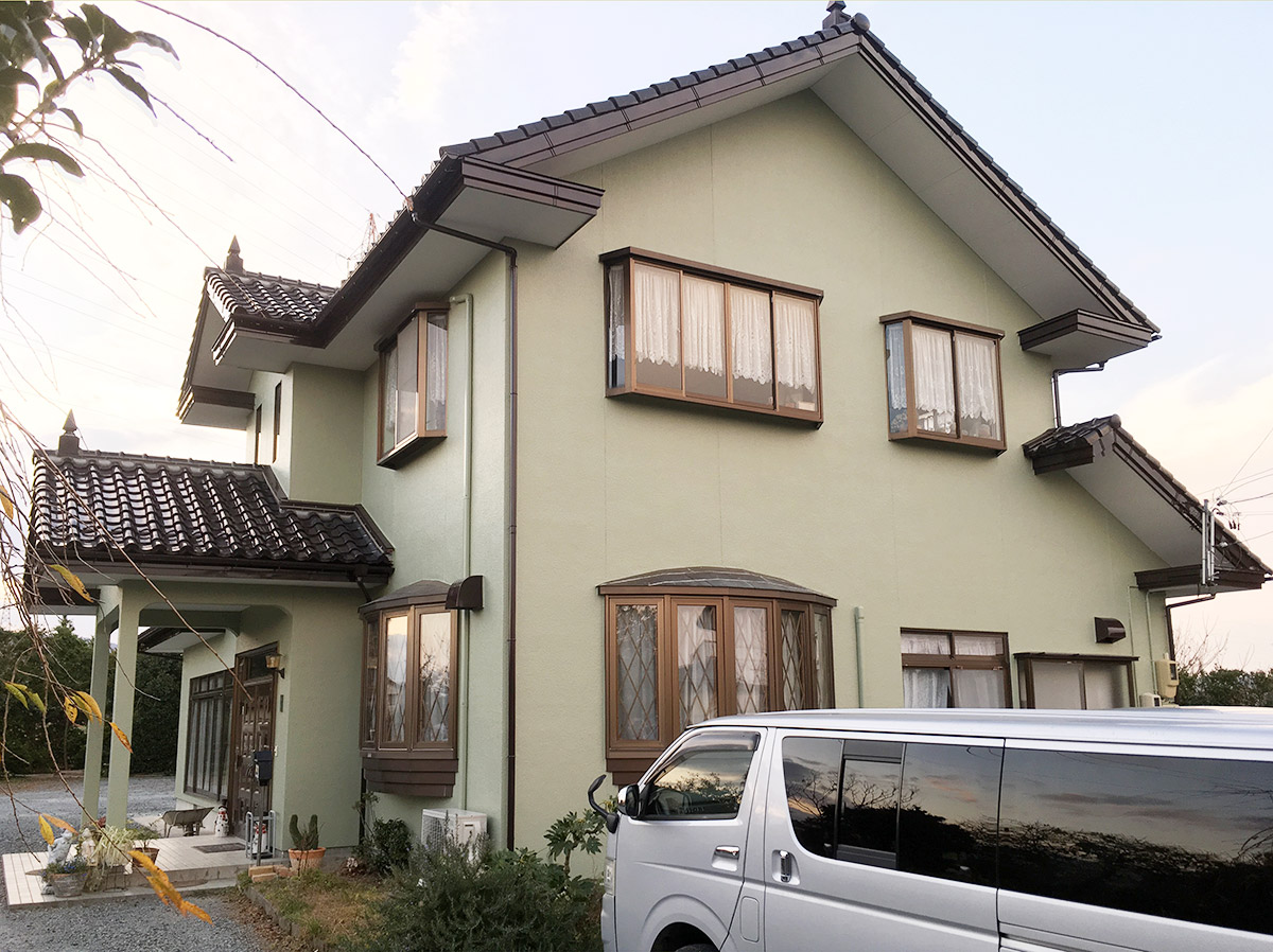 南相馬市F邸 外装リフォーム 120万円／工期25日間 施工後