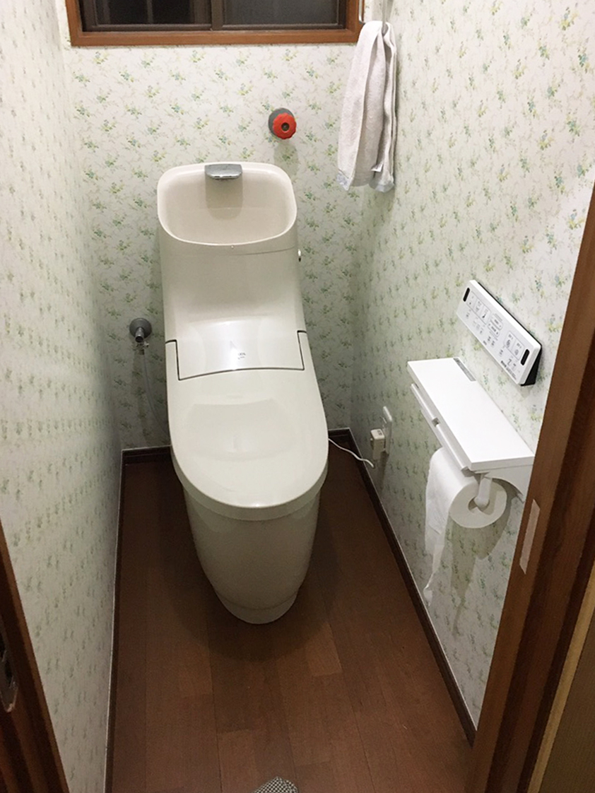 泉区Ｓ邸 トイレリフォーム 34万円／工期1日 施工後