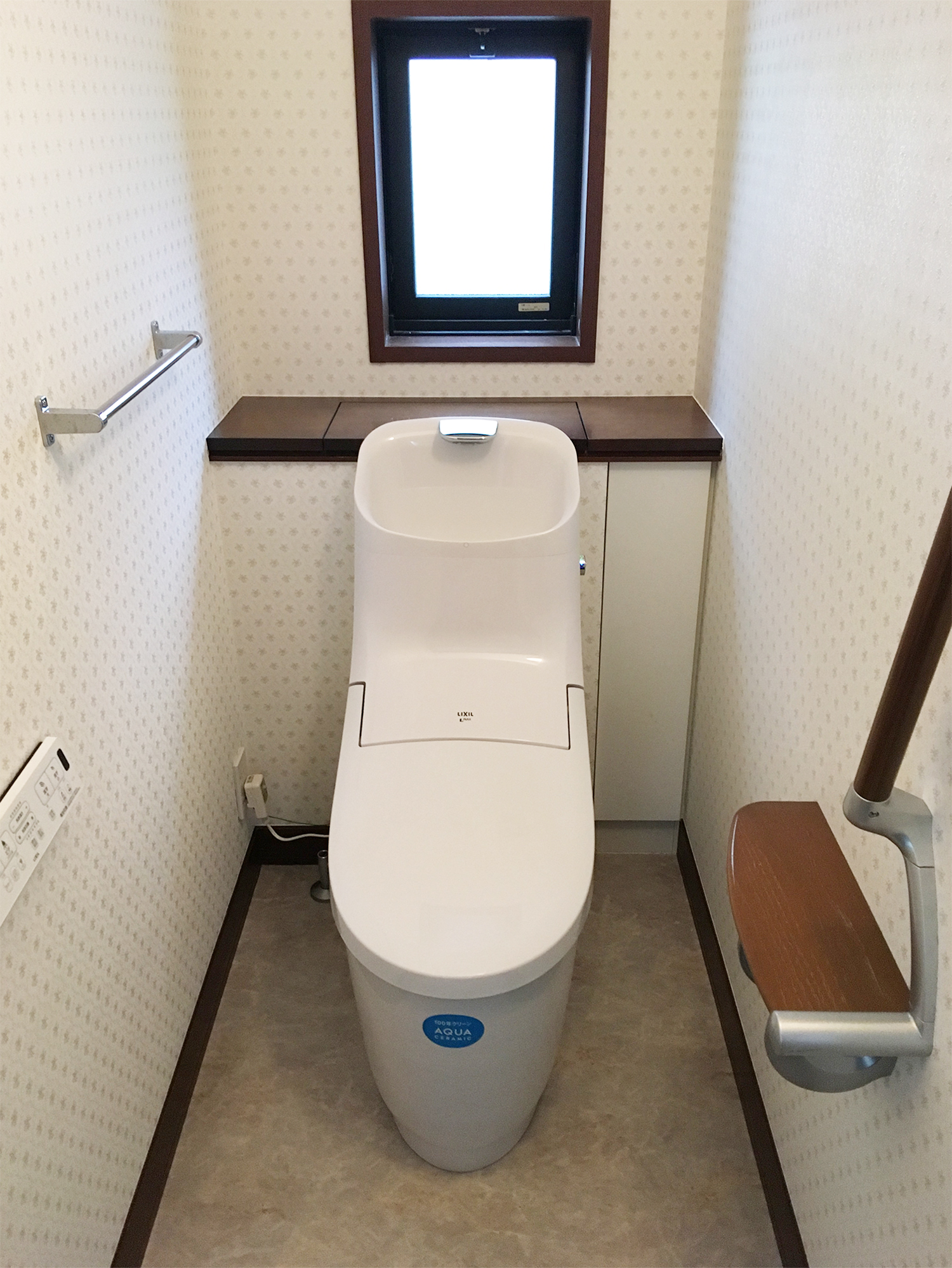 福島県T邸 トイレリフォーム 25万円／10日間 施工後