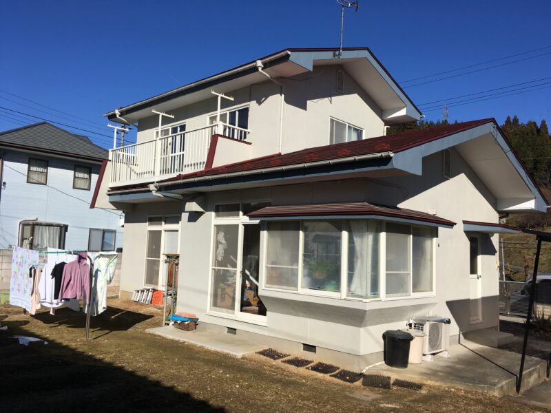 福島県O邸 外装リフォーム 135万円／工期14日間 施工後