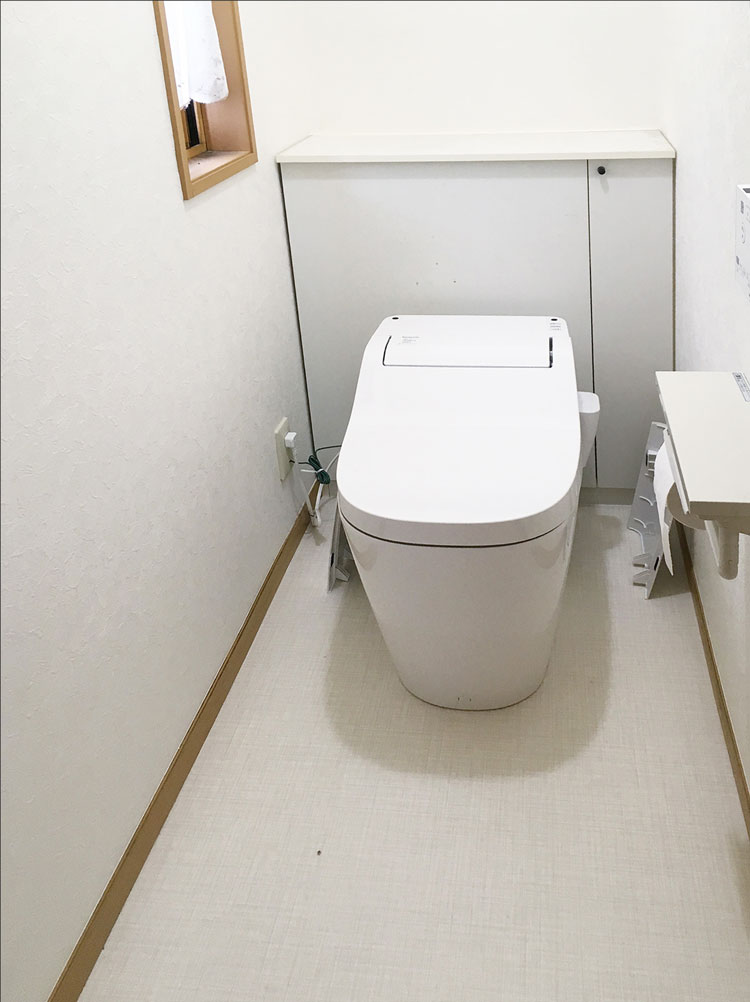 青葉区K邸 トイレリフォーム 20万円／工期1日 施工後