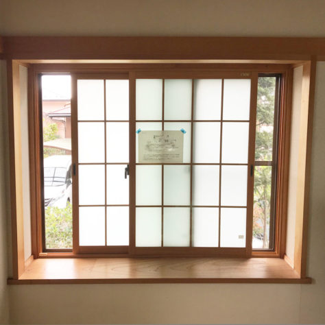 寒い和室も二重サッシであたたかい部屋に変身！