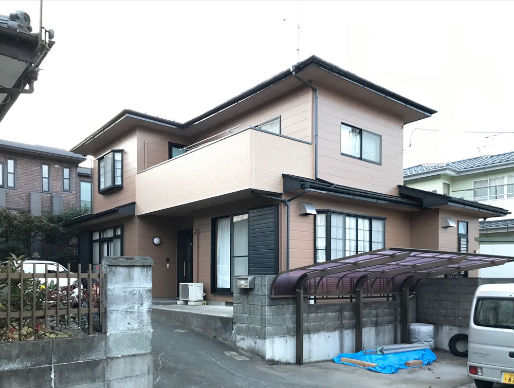 相馬市S邸 外装リフォーム 228万円／工期44日間 施工後