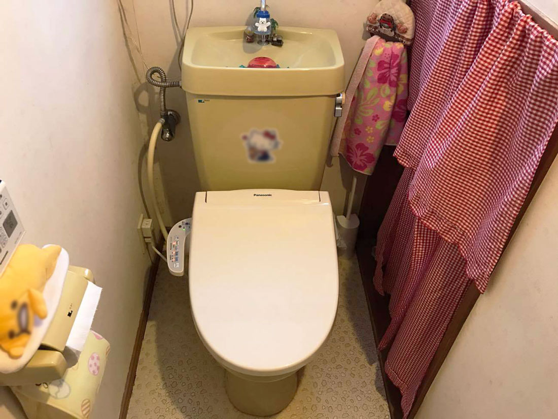 泉区O邸 トイレリフォーム 25万円／工期1日 施工後