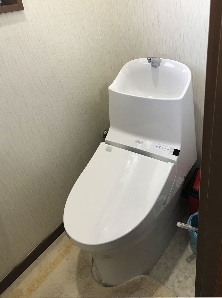 大崎市T邸 トイレリフォーム 23万円／工期1日 施工後