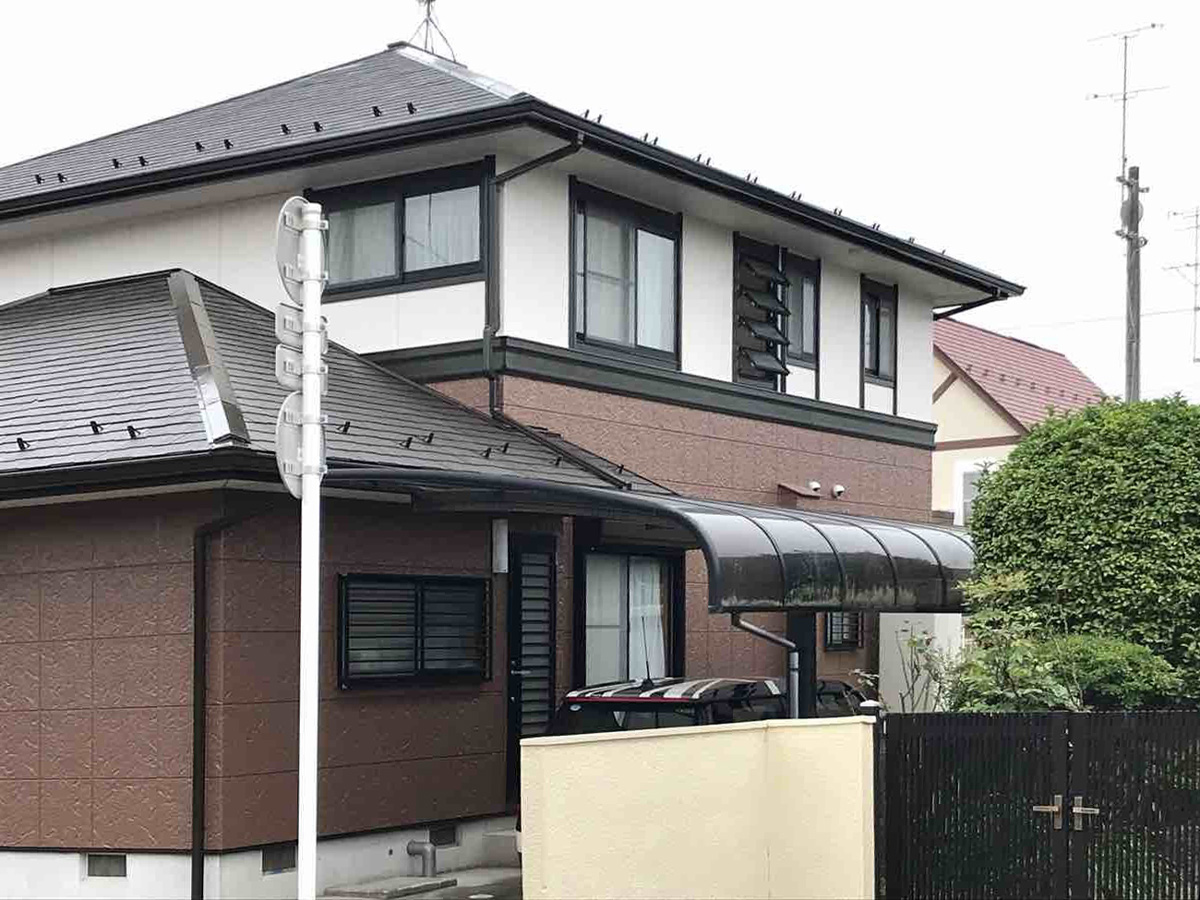 相馬市K邸 外装リフォーム 160万円／工期20日間 施工後