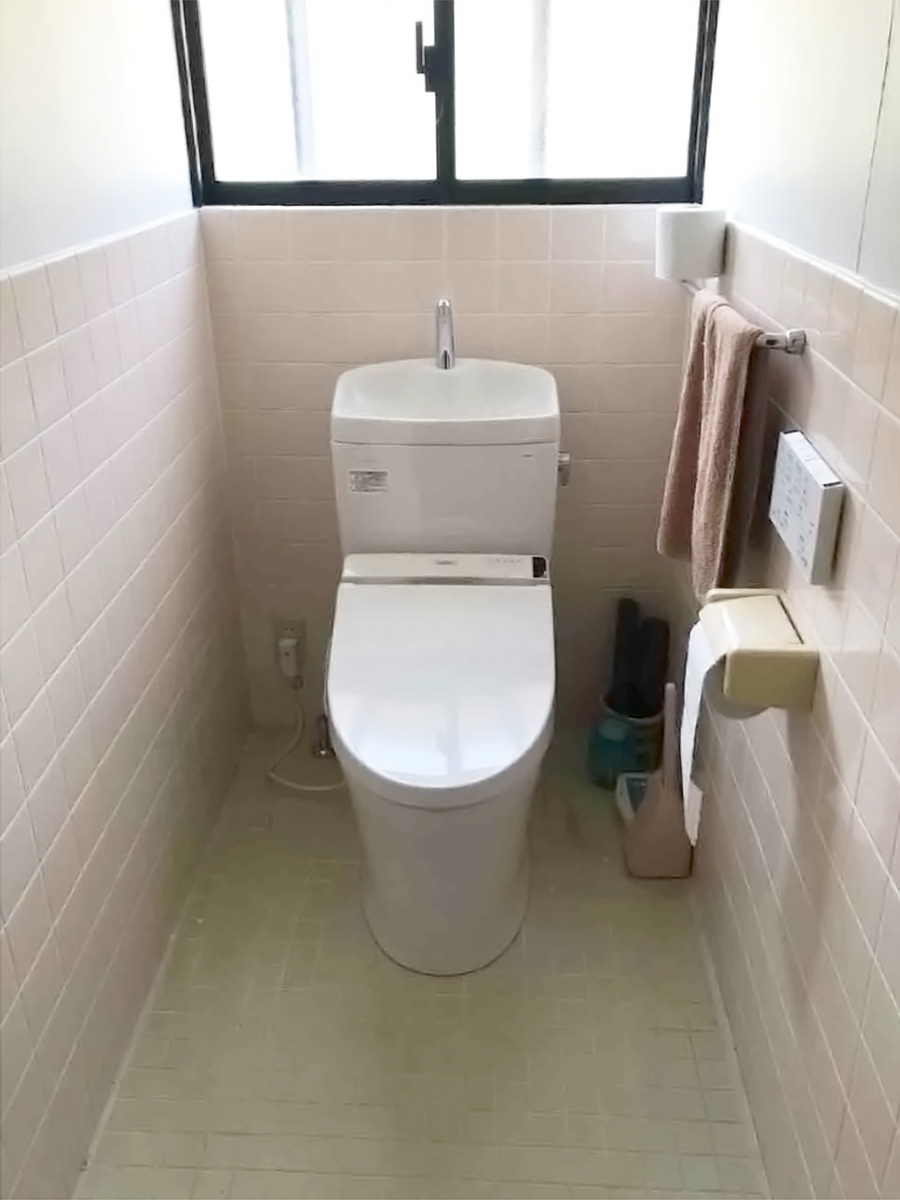 角田市W邸 トイレリフォーム 約20万円／工期1日間 施工後