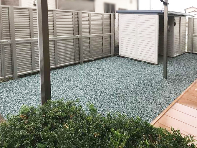お庭のリフォームでお手入れも簡単に🌼