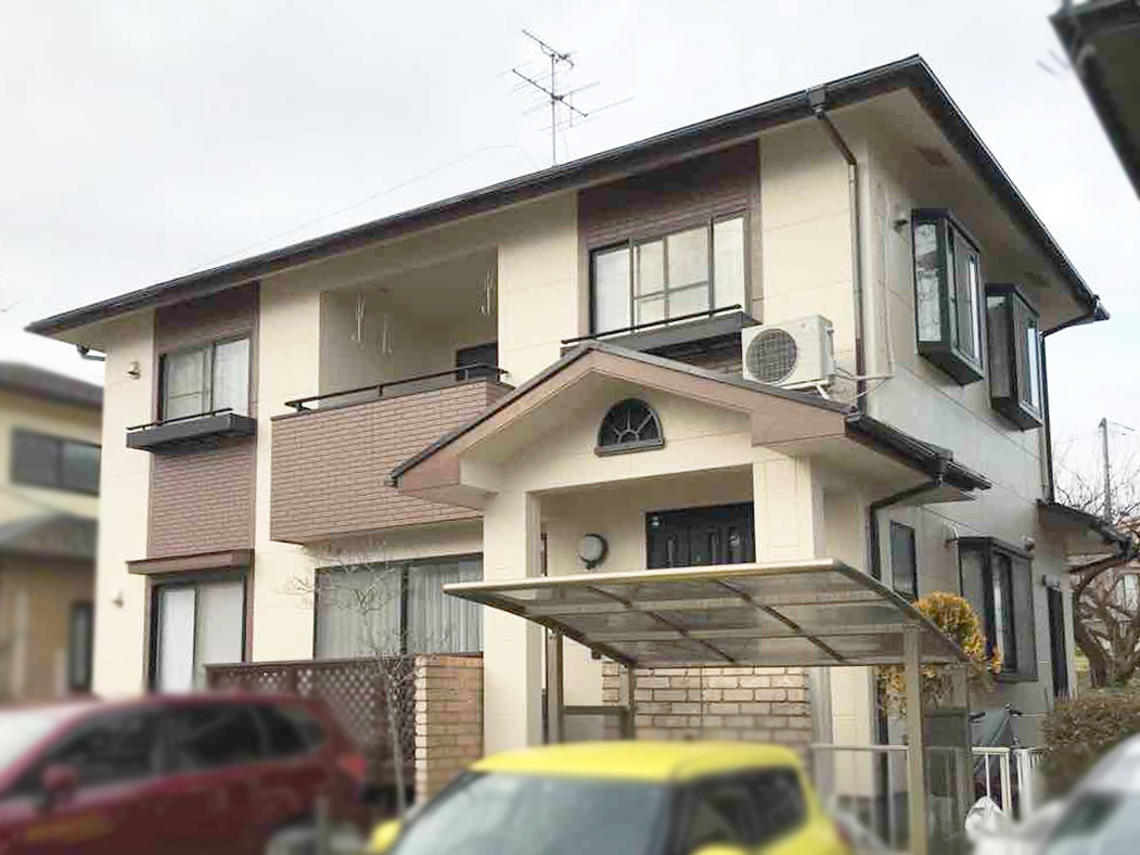 汚れに強い塗料で外壁塗装リフォーム🏡