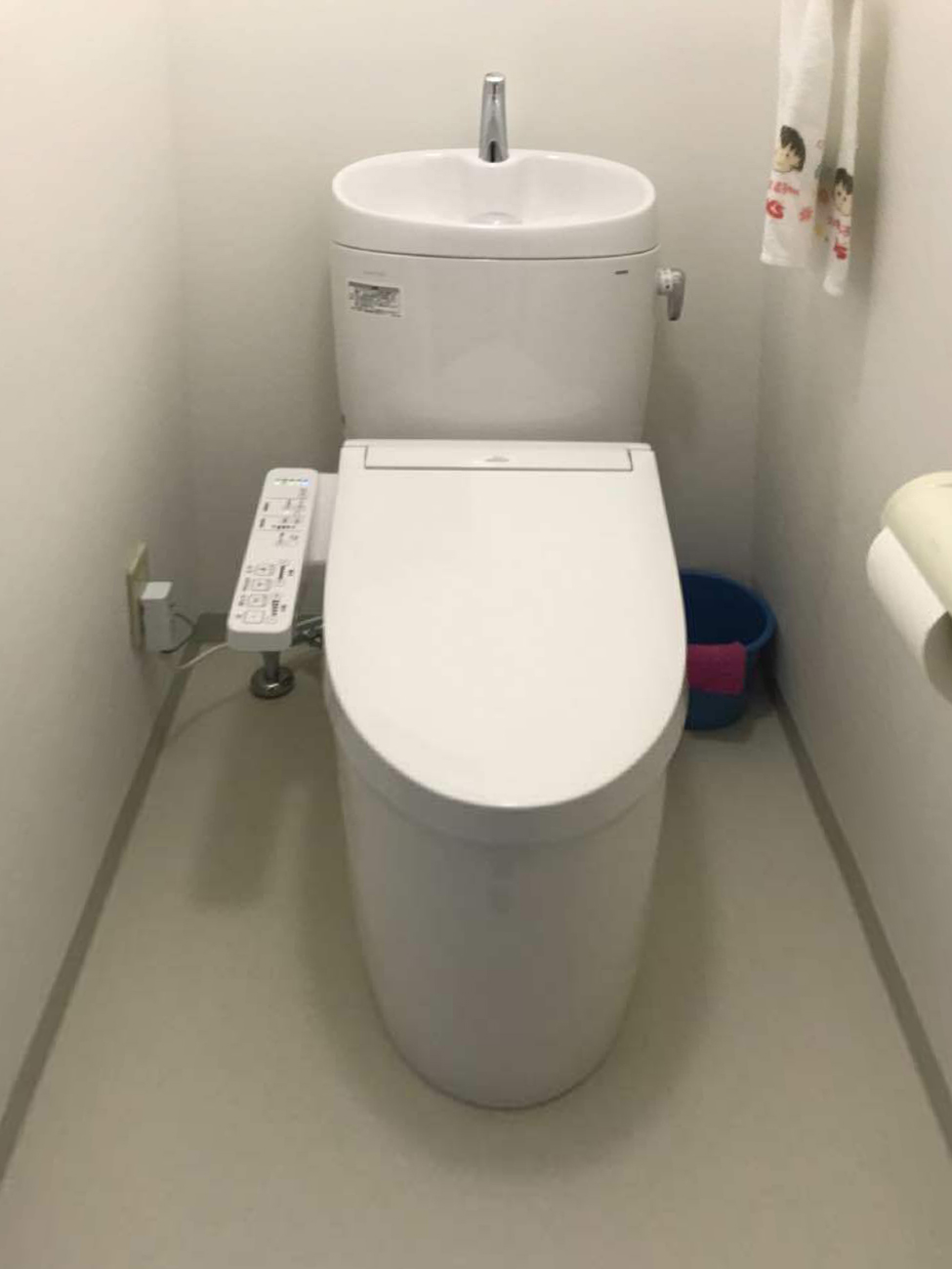 スキマの少ないトイレで毎日の掃除もラクラクに🚽