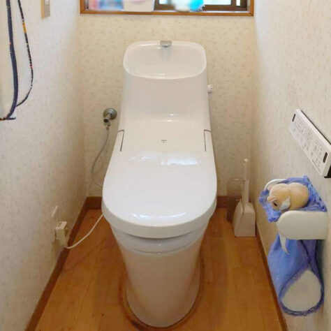 一体型トイレでシルエットスッキリ✨トイレリフォーム