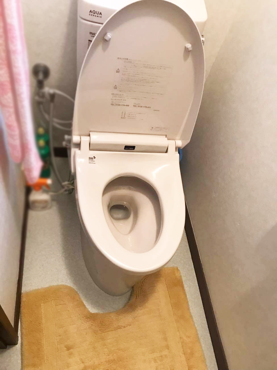 トイレリフォーム工事でお掃除ラクラク使いやすいトイレに！🚽