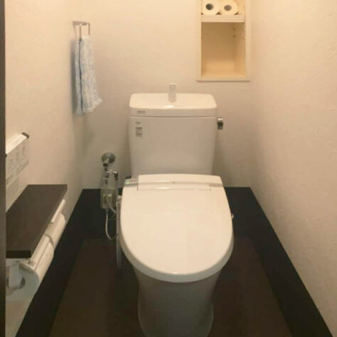 フチのない便器でお掃除が楽になる！トイレリフォーム🚽