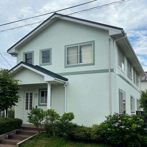 傷みが気になっていた外装・・😨カラーチェンジで印象も一新🏠✨