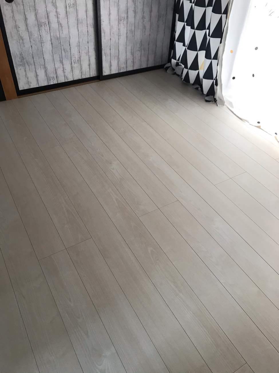 沈むのが気になっていた畳を一新✨和室を洋室へ😊👍