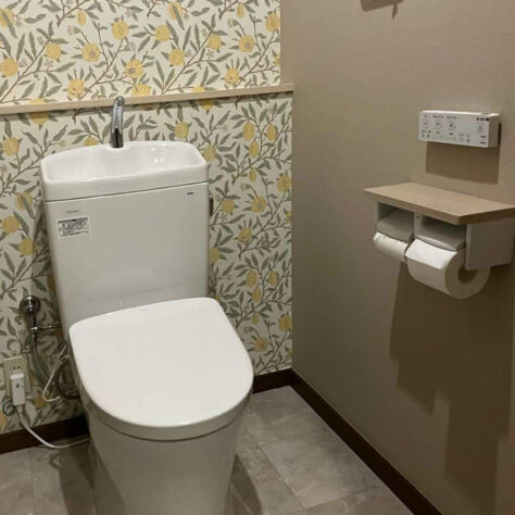 トイレリフォームで使い勝手向上✨内装も一新しお洒落な空間に😊