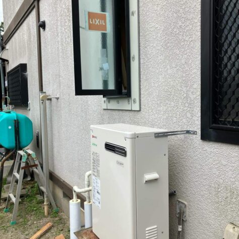 浴室リフォームに合わせて給湯器も交換😊👍
