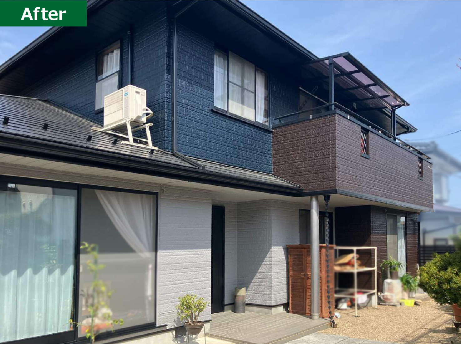 泉区F様邸 外装リフォーム 約190万円／工期21日間 施工後
