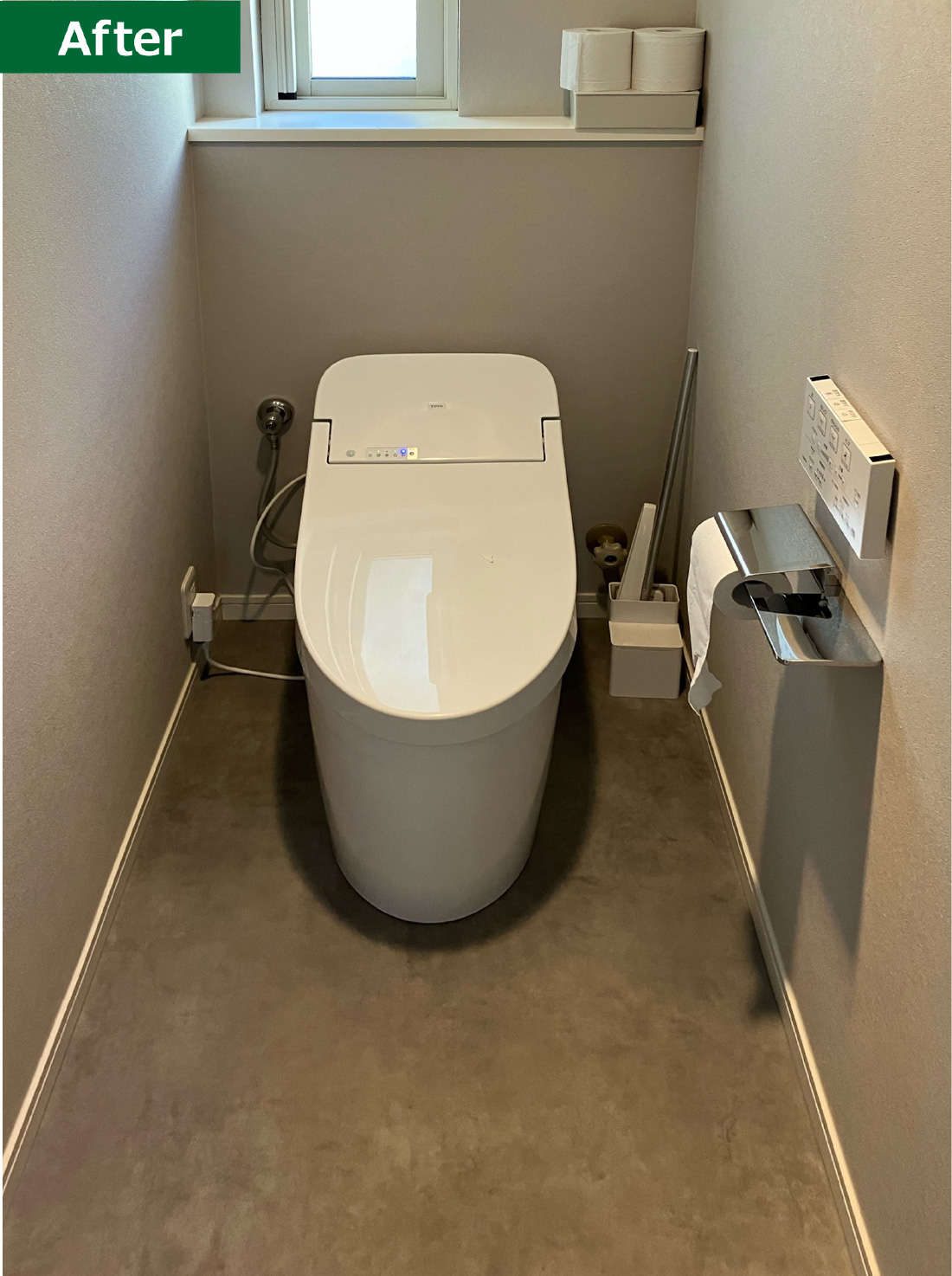 泉区S様邸 トイレリフォーム 約30万円／工期1日 施工後