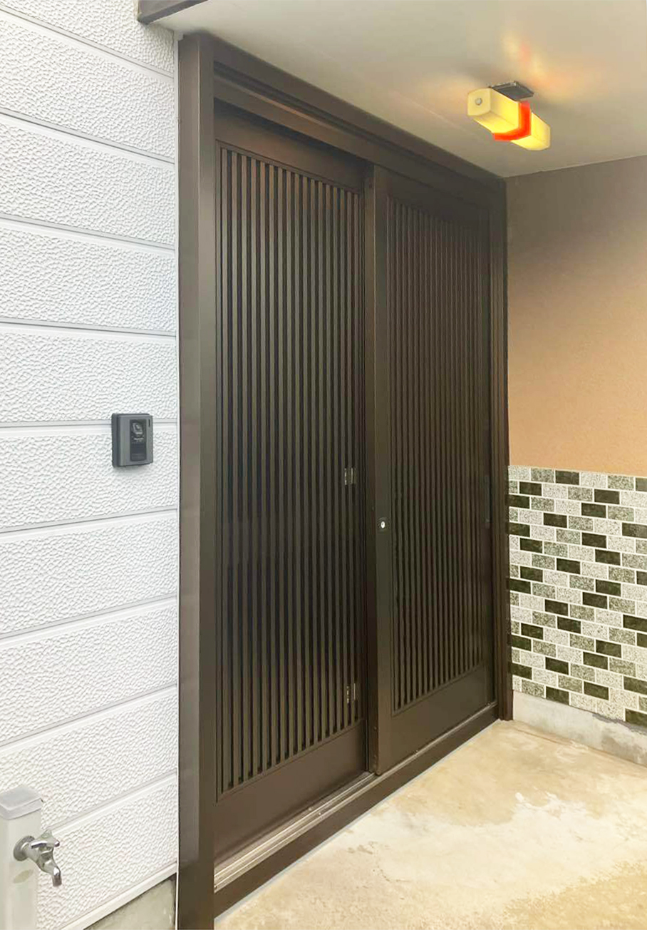 玄関ドア🚪リフォームで、防犯性も断熱性もUP👆✨