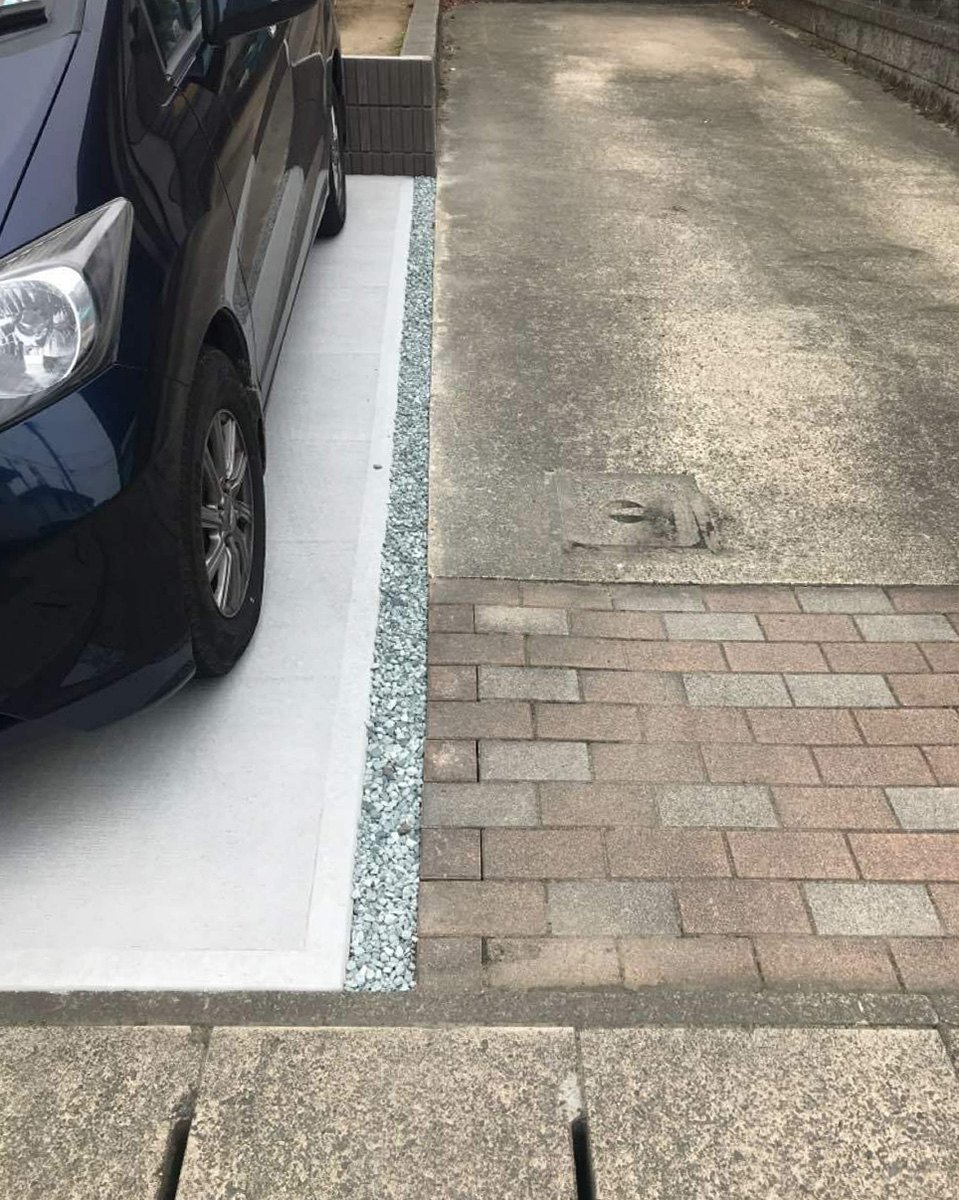 車3台分の駐車スペースを増設😊車の出し入れもスムーズに✨
