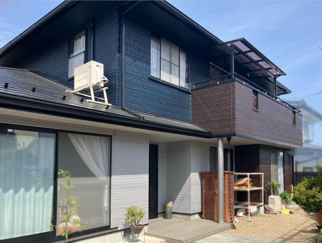 メンテナンスも兼ねてカラーチェンジ✨外壁屋根塗装リフォーム🏠