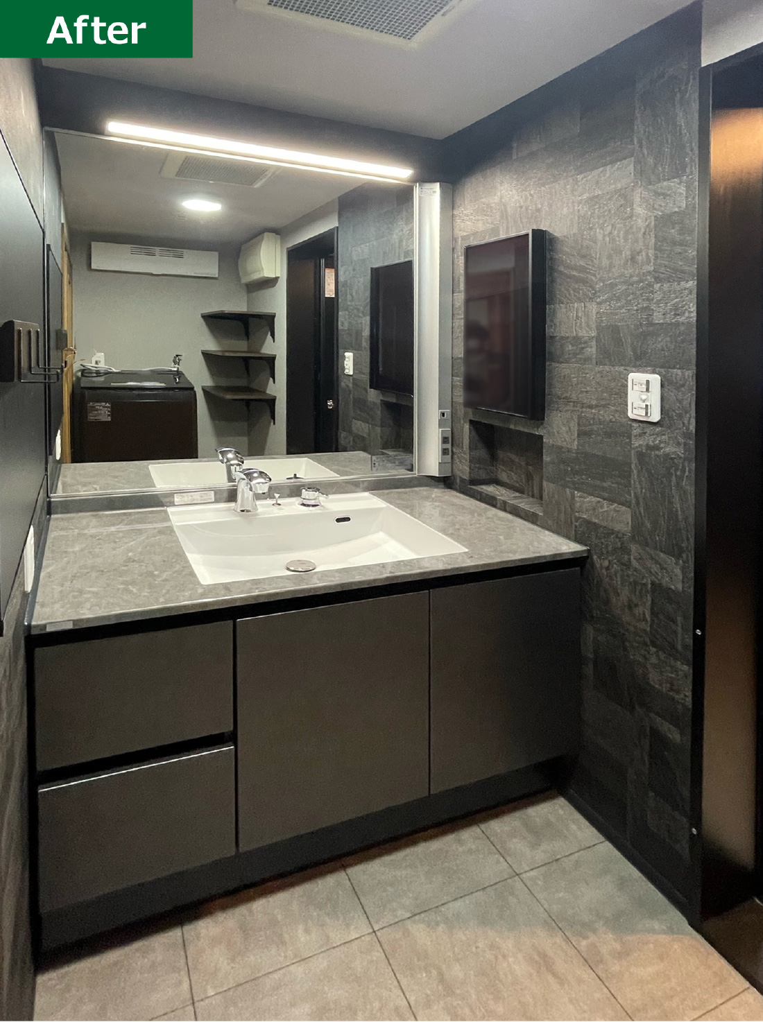 仙台市K様邸 洗面所リフォーム 約105万円／工期8日間 施工後