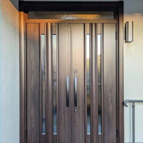 断熱仕様の玄関ドア🚪で玄関まわりの寒さが解消！😊