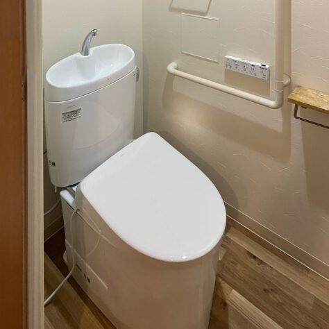 分離型のトイレで使いやすくカスタマイズ⚙️🔨