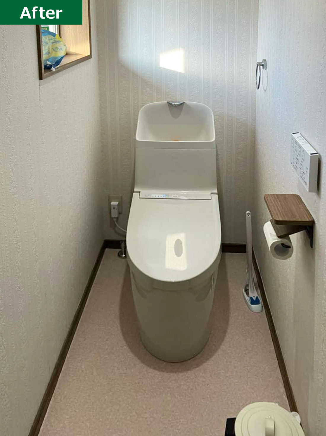 N様邸 トイレリフォーム 約52万円（2か所） 施工後