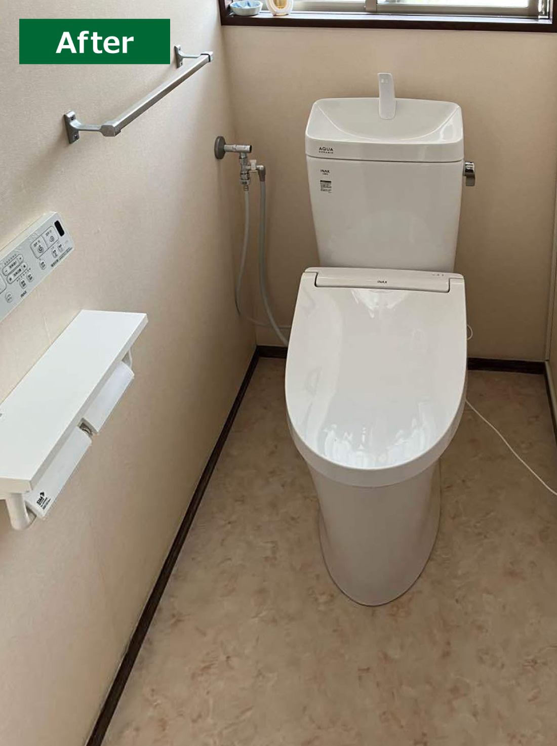 七ヶ浜町A様邸 トイレリフォーム 約15万円/工期1日 施工後