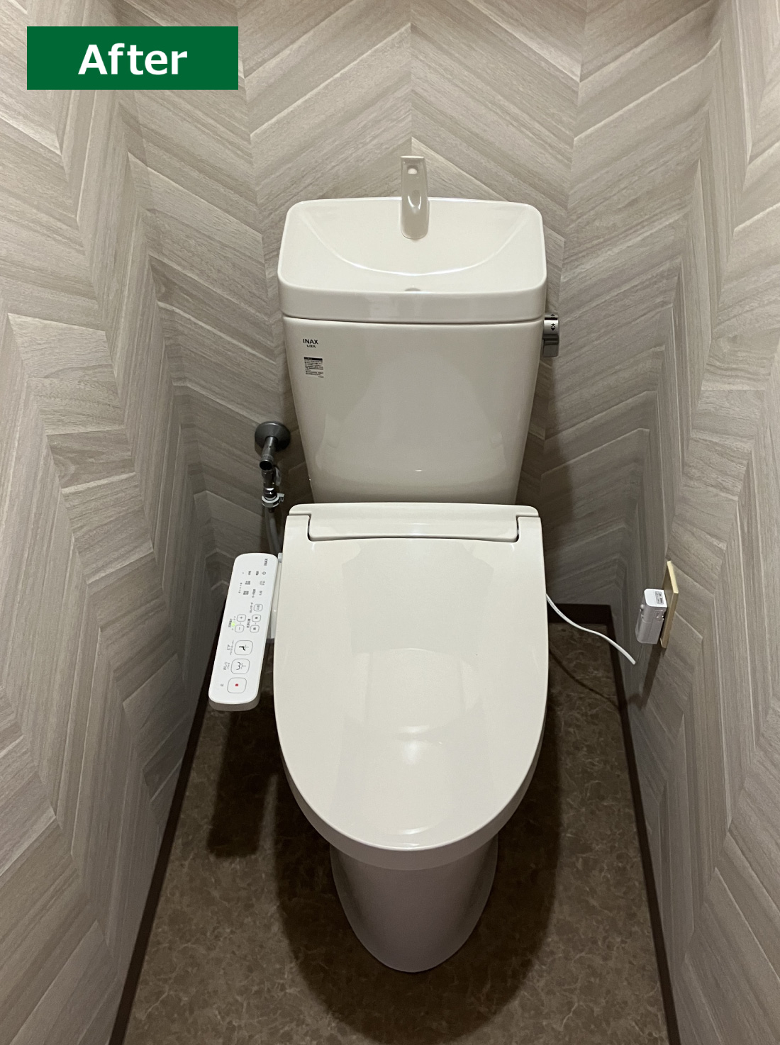 K様邸 トイレリフォーム 工期6日間 施工後