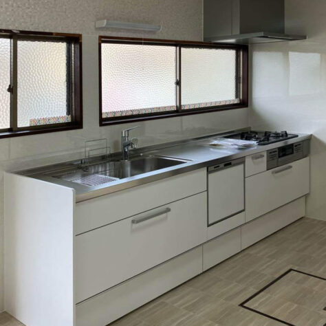 ステンレスでお掃除簡単🫧キッチン交換工事