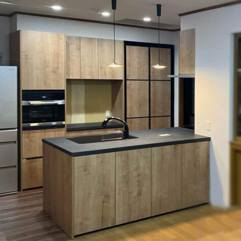 開放的な対面キッチンへ🍃キッチン交換工事