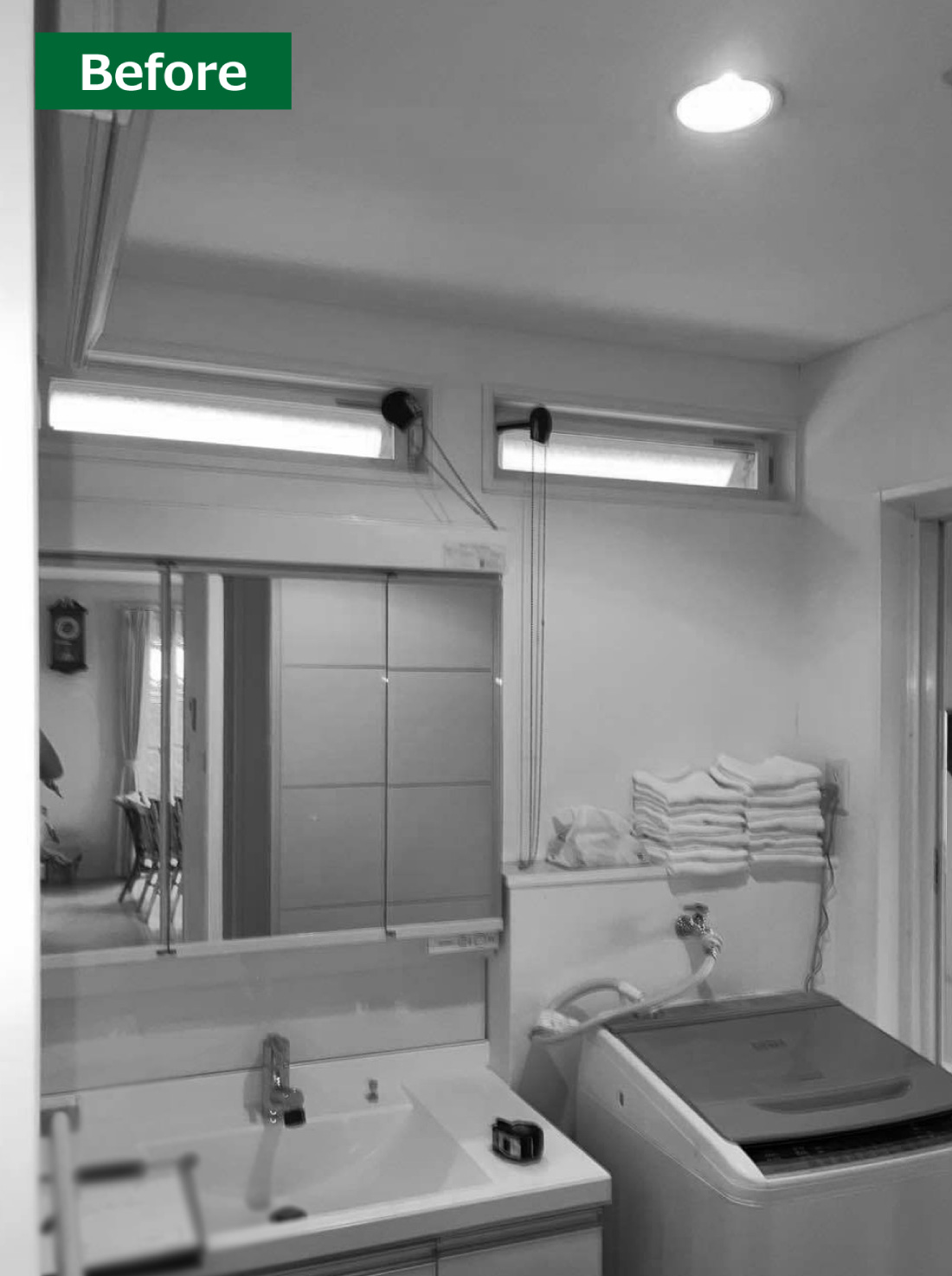 泉区W様邸 洗面所リフォーム 約60万円/工期2日間 施工後