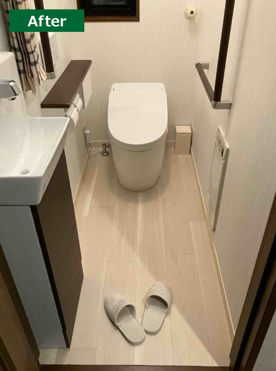 X様邸 トイレリフォーム 約100万円／工期4日間 施工後