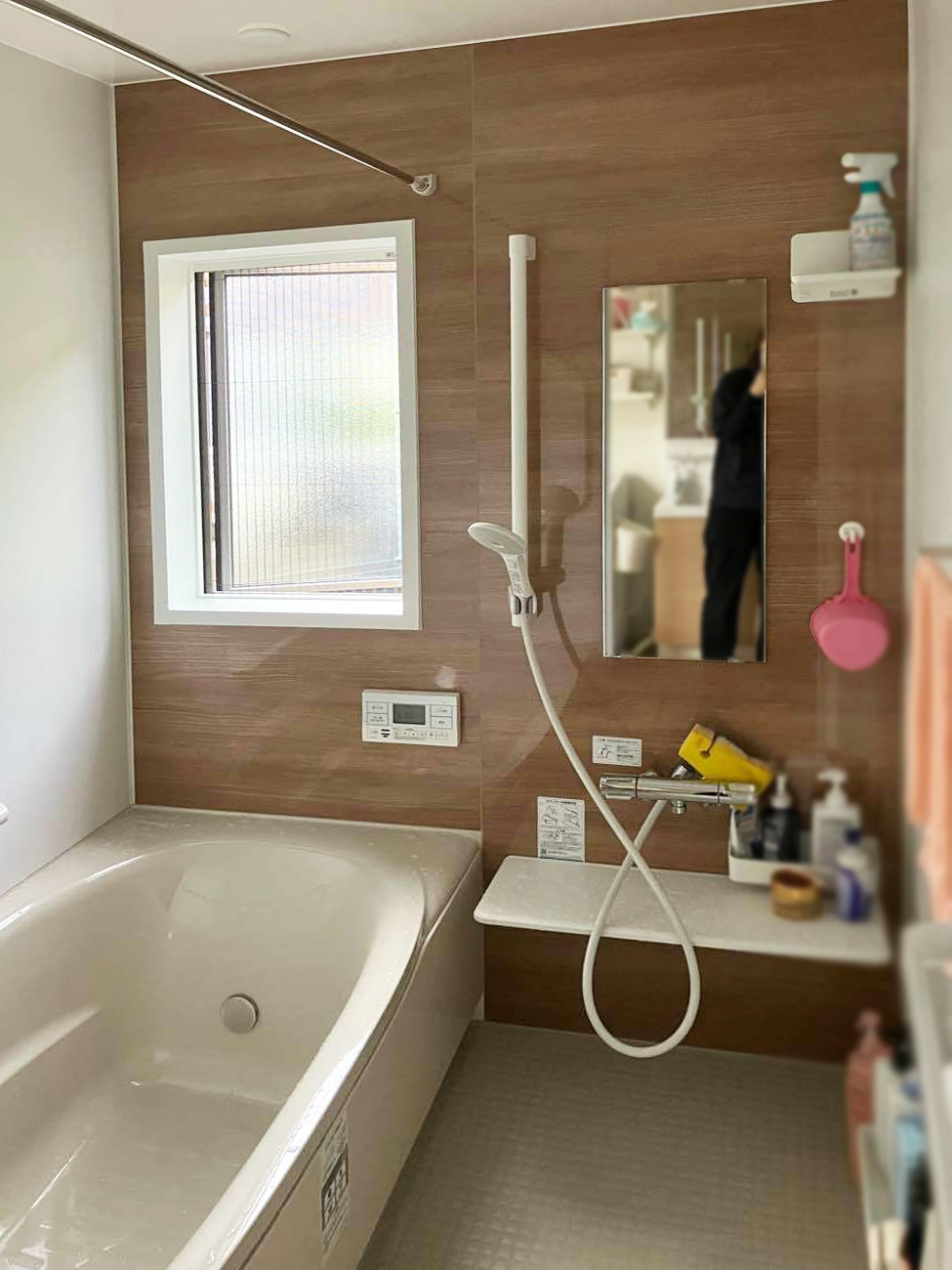 ブラウンカラーで統一感アップ🟤水廻り改修工事