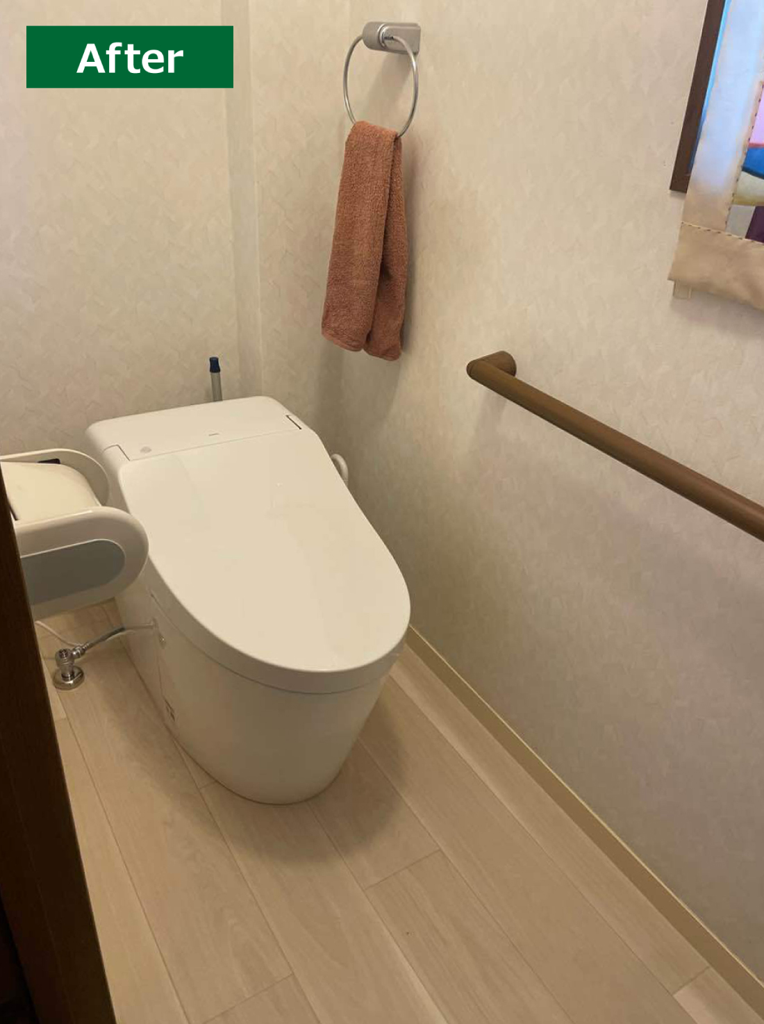 X様邸 トイレリフォーム 約100万円／工期4日間 施工後