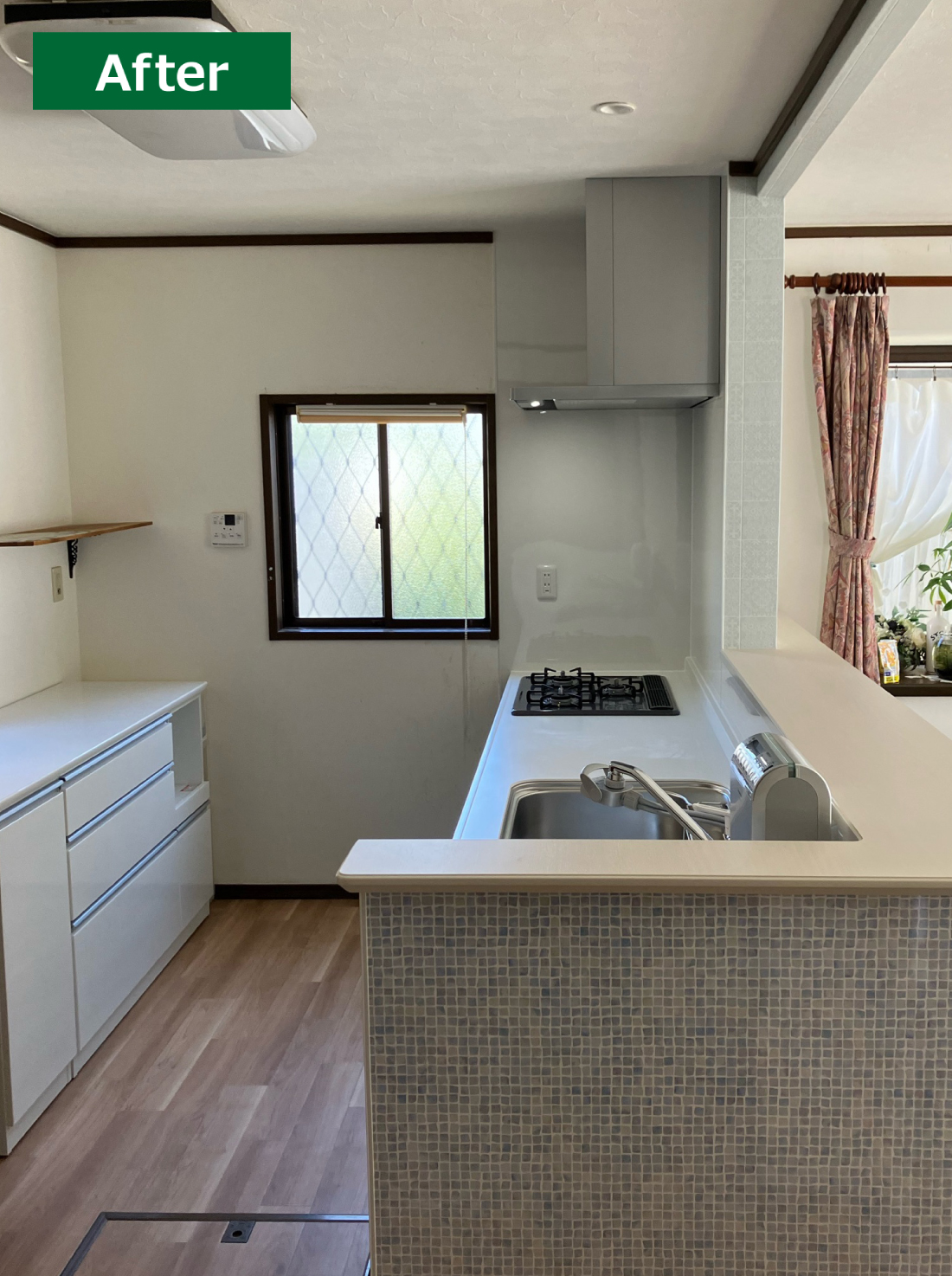 若林区I様邸 キッチンリフォーム 約100万円／工期14日間 施工後