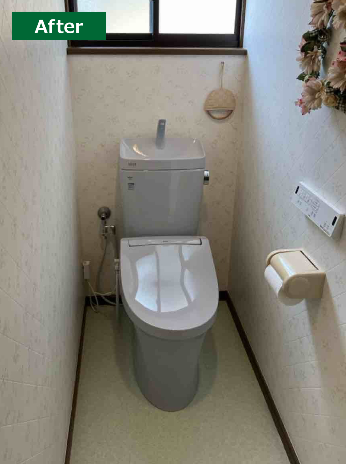 富谷市M様邸 トイレリフォーム 工期14日間 施工後