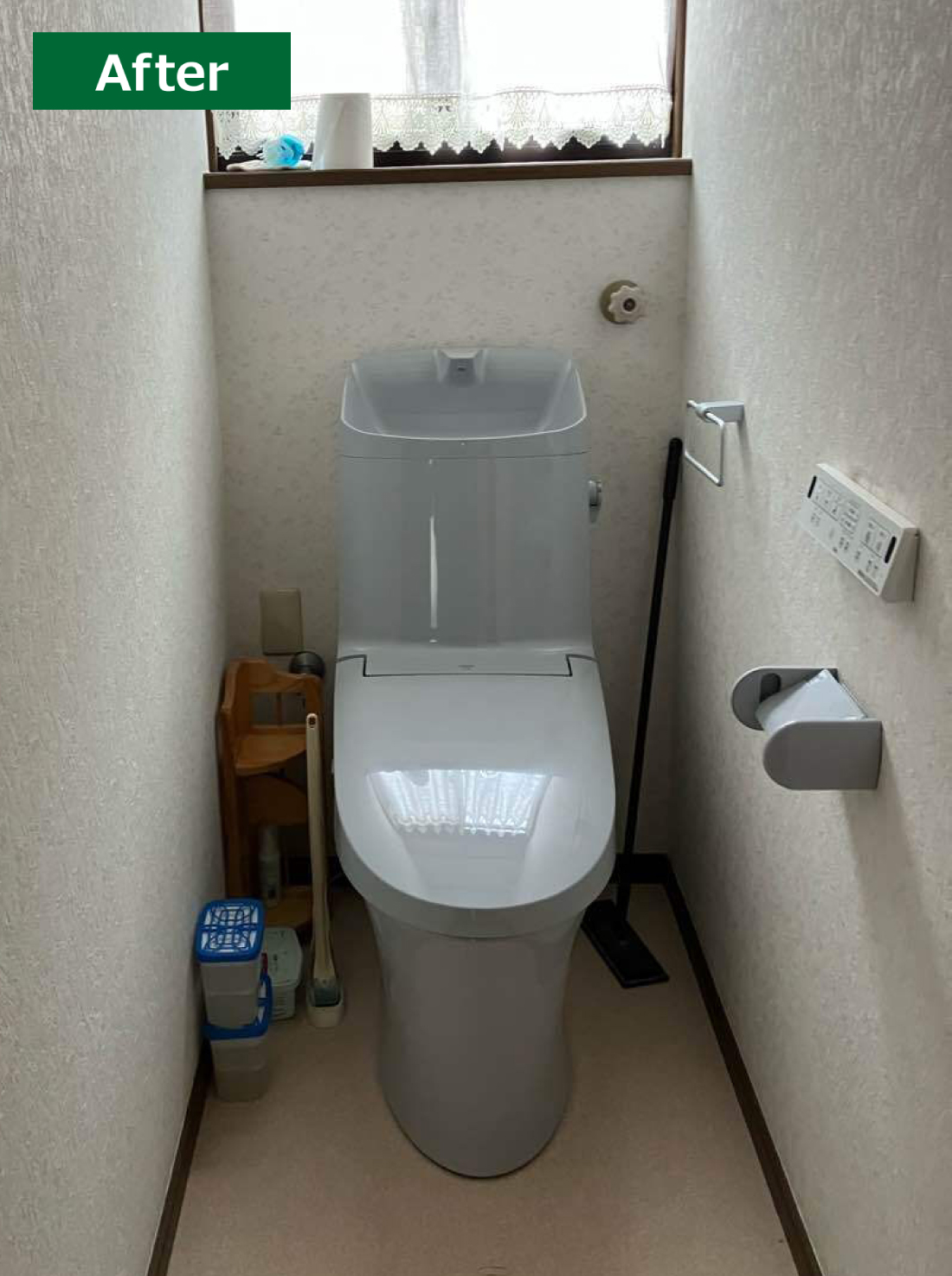 富谷市M様邸 トイレリフォーム 工期14日間 施工後