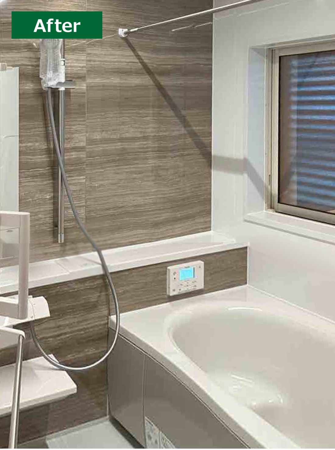 青葉区X様邸 浴室リフォーム 約120万円／工期4日間 施工後