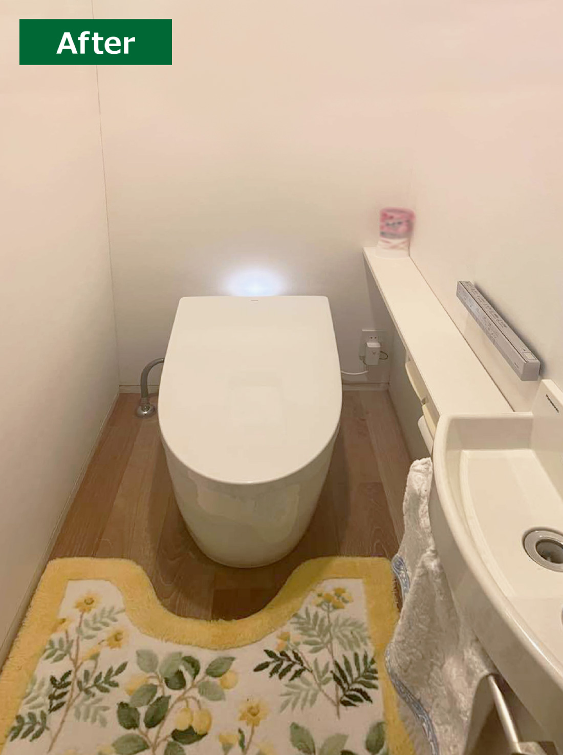 青葉区T様邸 トイレリフォーム 55万円／工期1日間 施工後