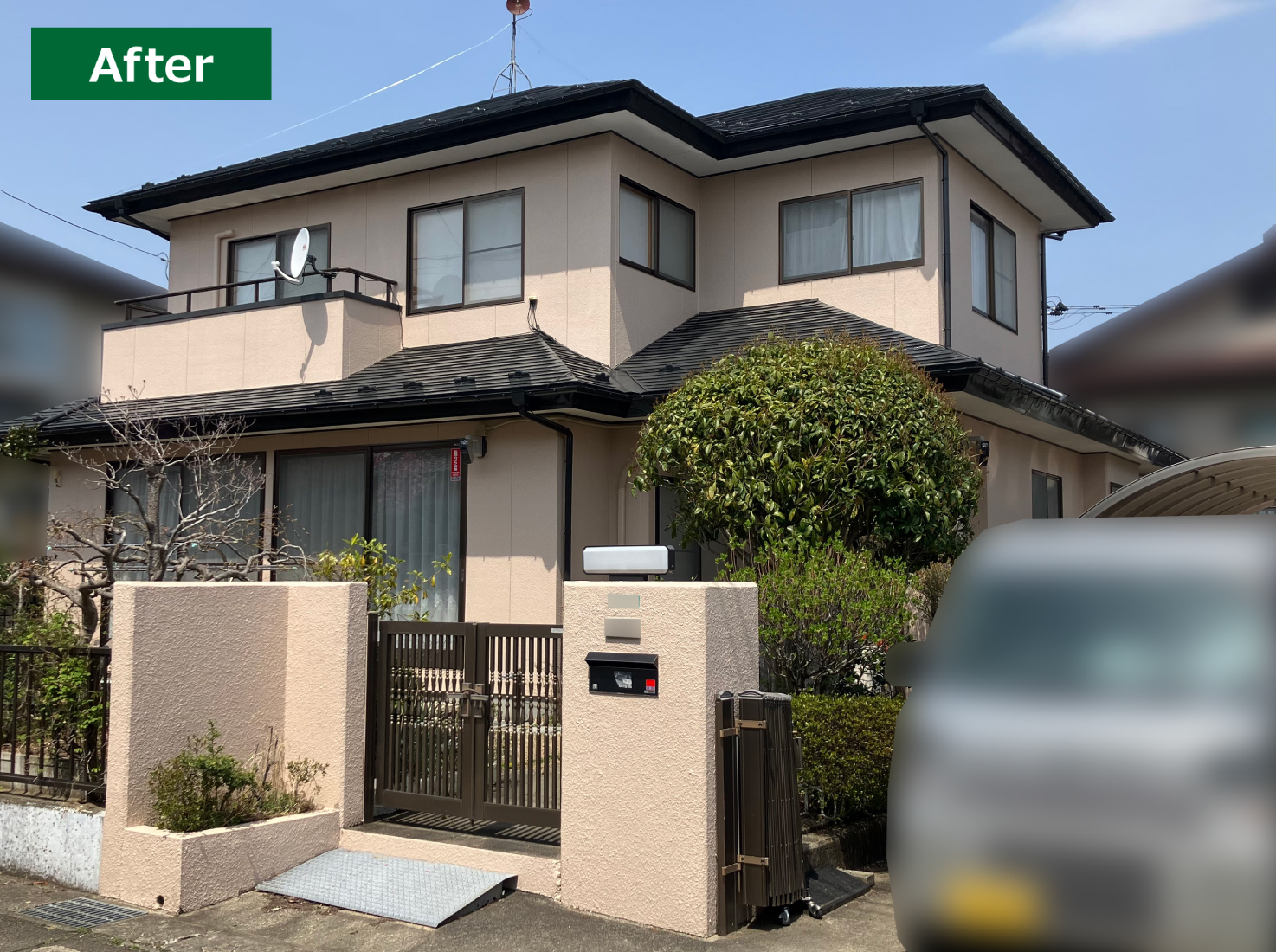 泉区U様邸 外装リフォーム 約120万円／工期20日間 施工後