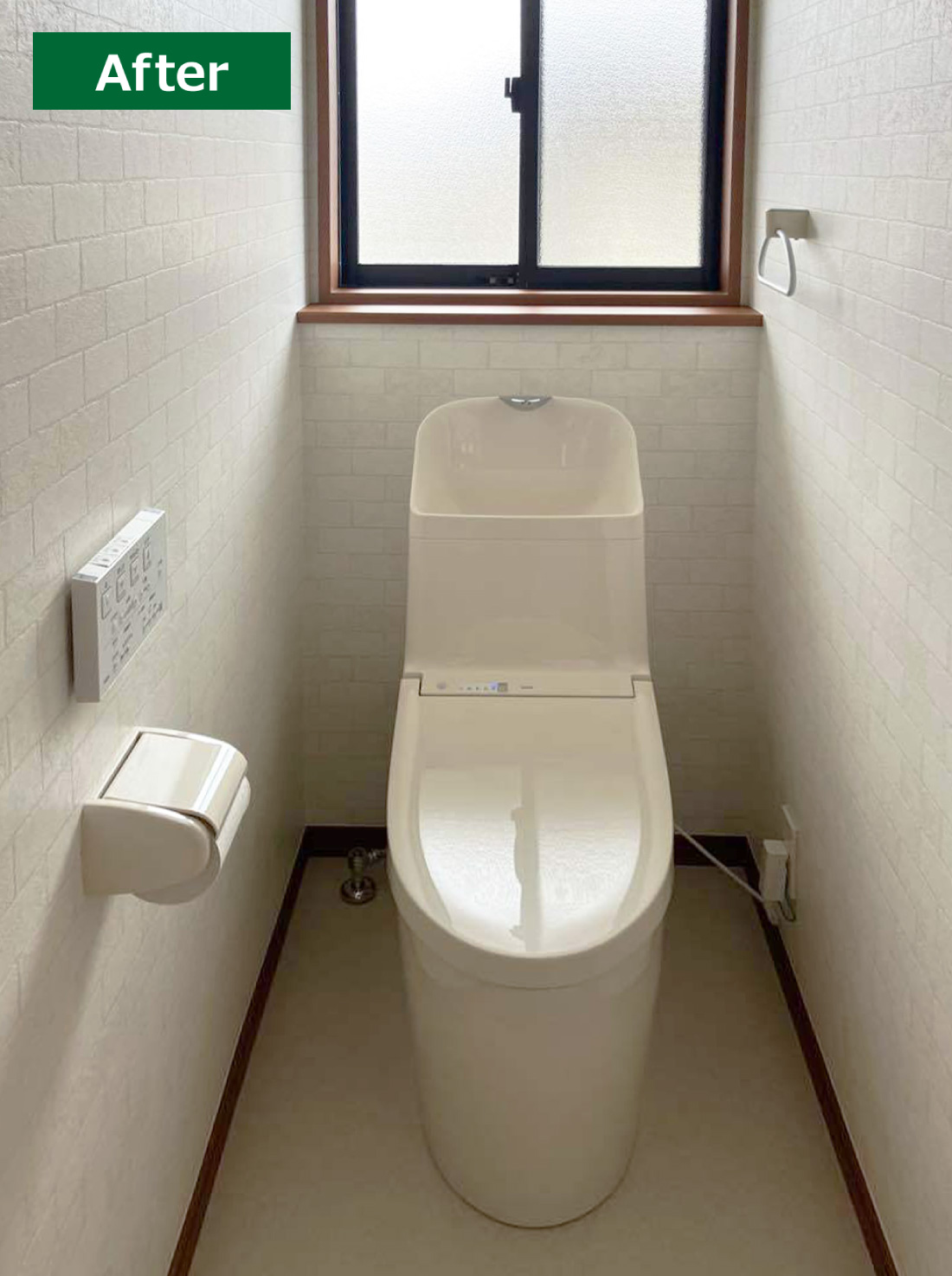 S様邸 トイレリフォーム 約20万円/工期1日間 施工後